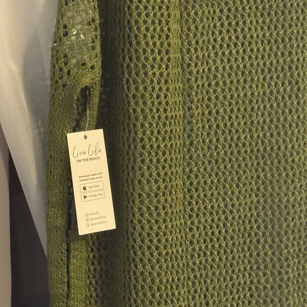 Cupshe Green Swim Coverup